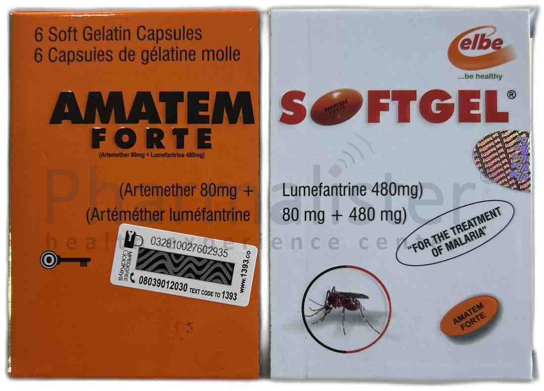 Amatem 80/480 Forte SoftGel Capsules