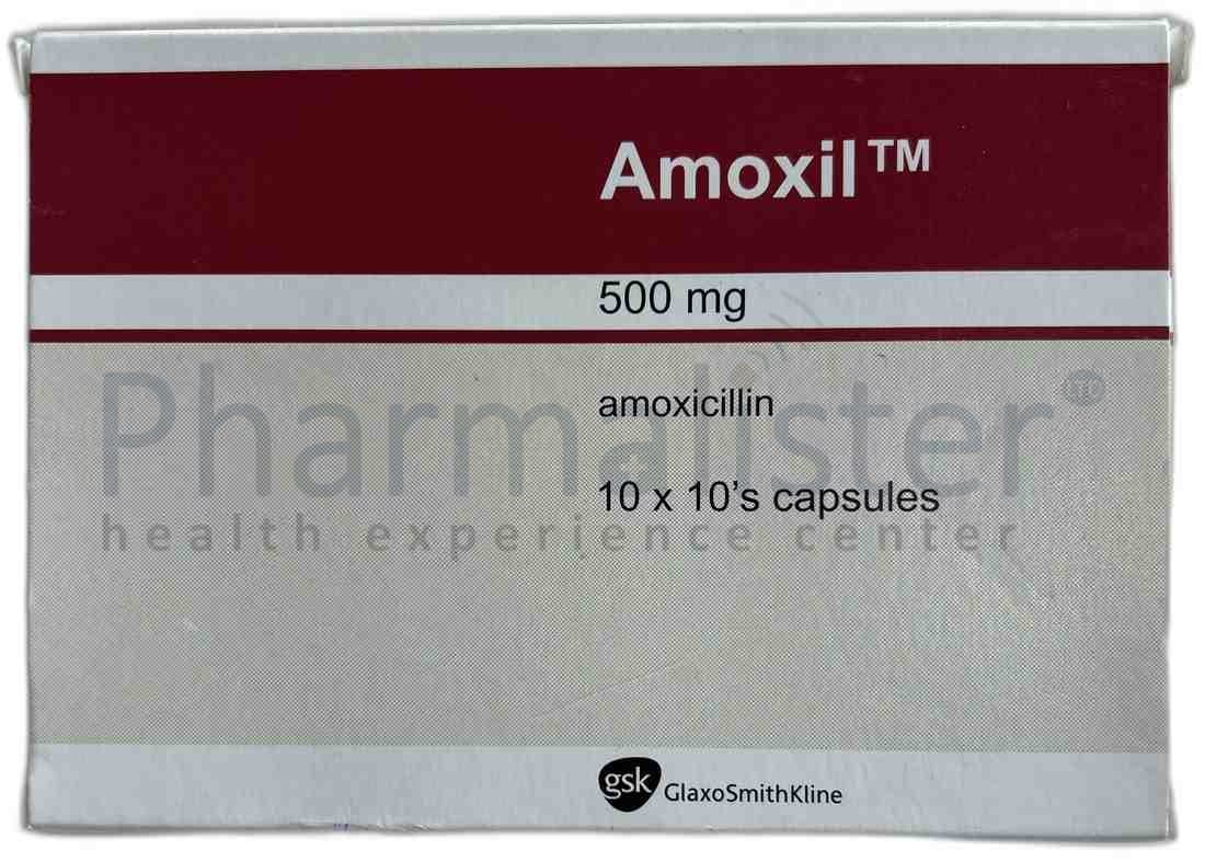 Amoxicillin 500mg Capsules - GSK Beecham - Amoxil