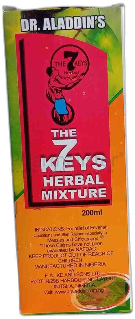 DR ALADDIN'S - THE 7 KEYS HERBAL MIXTURE 200ML