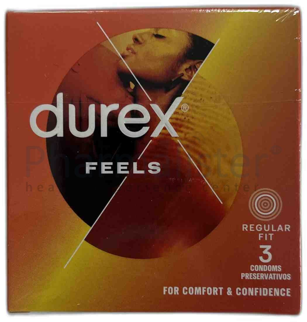 Durex - Feels - Regular Fit -  3 Condoms