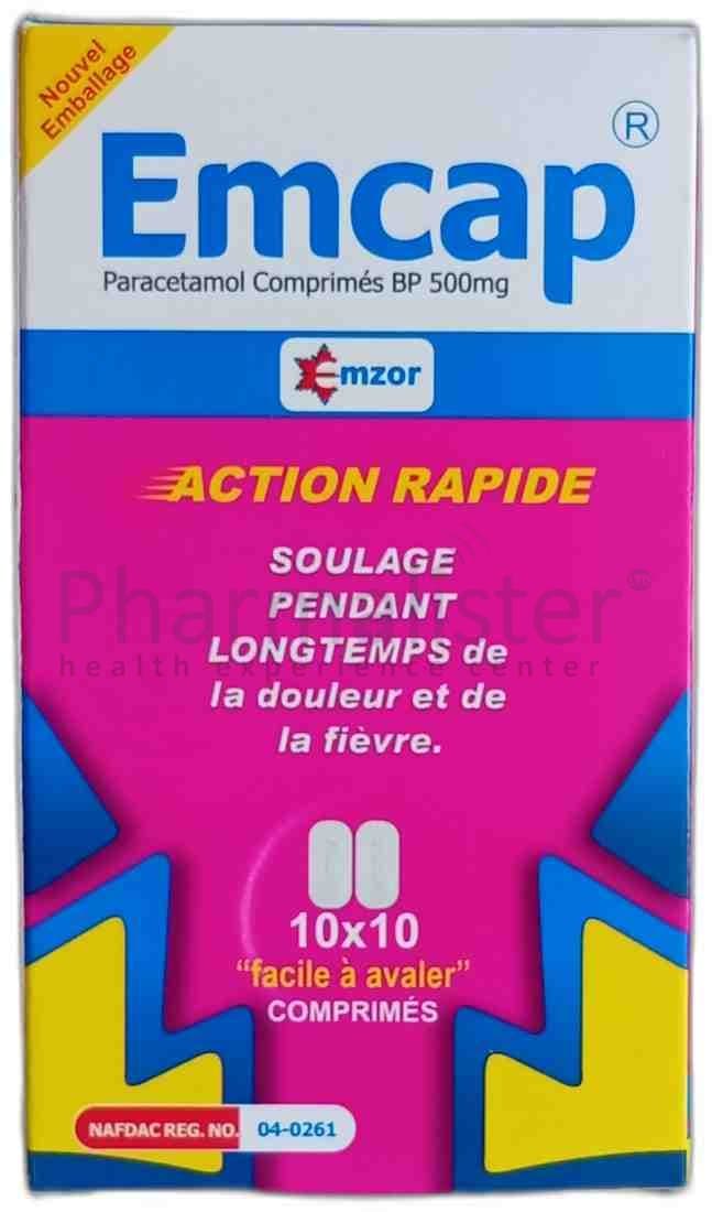 Emcap Paracetamol Caplet 500 mg