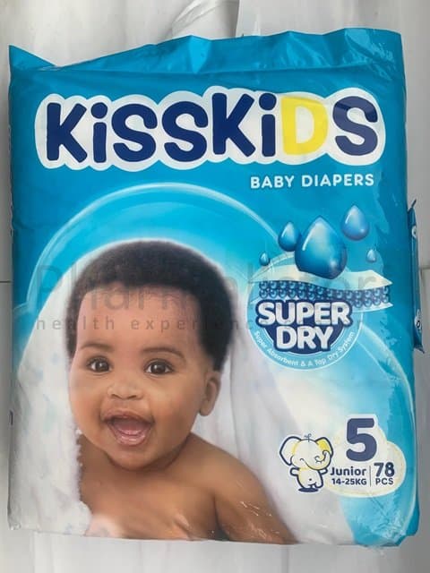 Kisskids - Baby Diapers - 5 Junior - 78 pcs