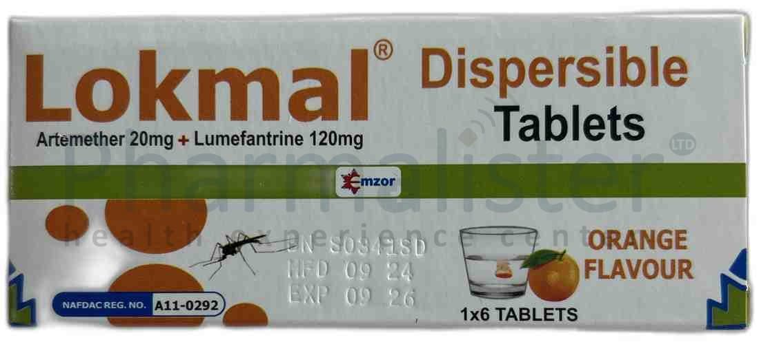 Lokmal Dispersible Tablet - 20mg / 120mg
