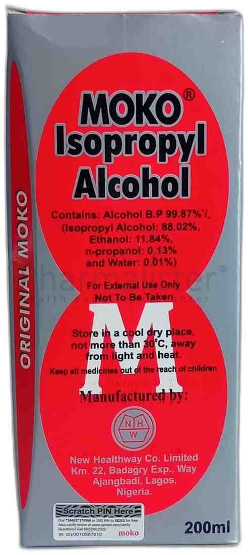 Moko Isopropyl Alcohol - 200ml