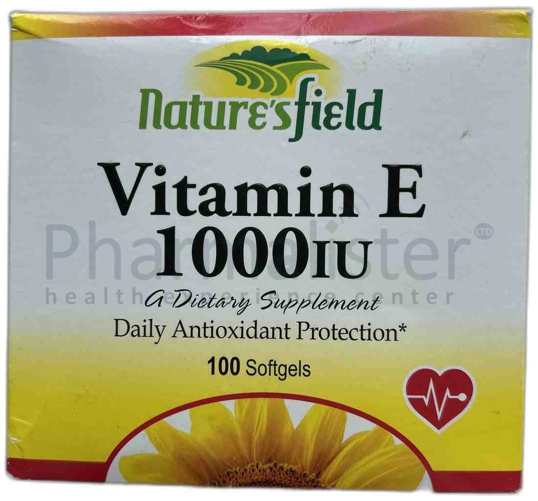 Nature's Field Vitamin E  1000IU