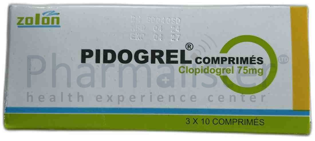 Pidogrel 75mg Tablet - Clopidogrel 75mg Tablet