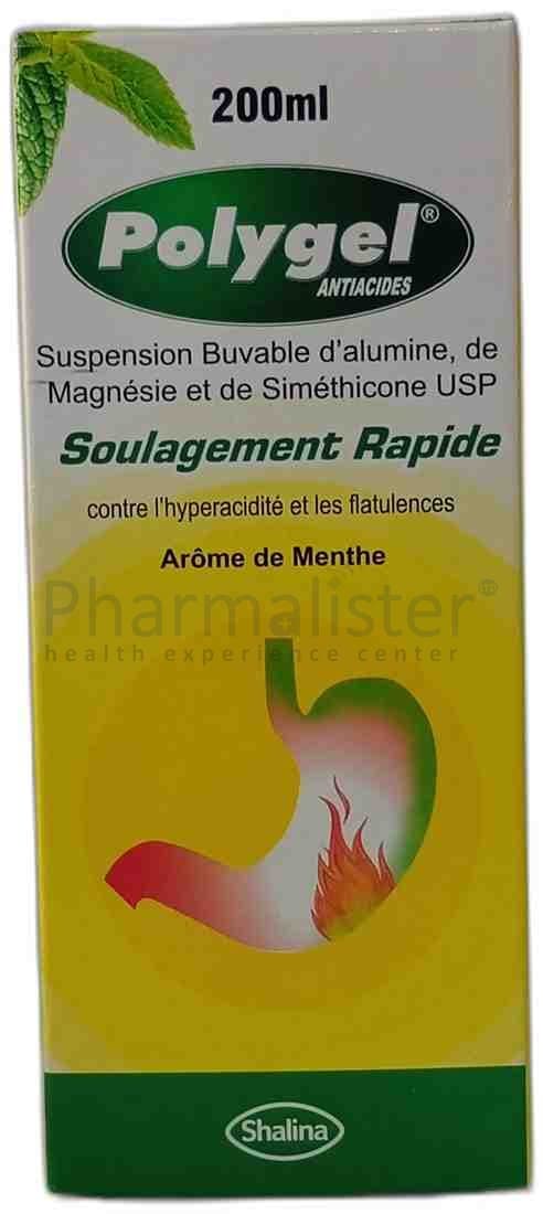 Polygel Antacid - Rapid Relief - 200ml