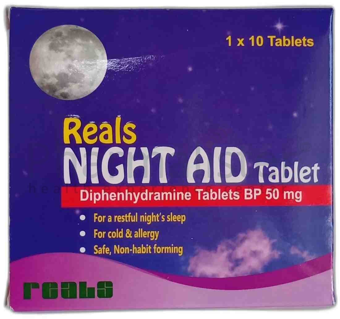 Reals Night Aid Tablets - per Satchet