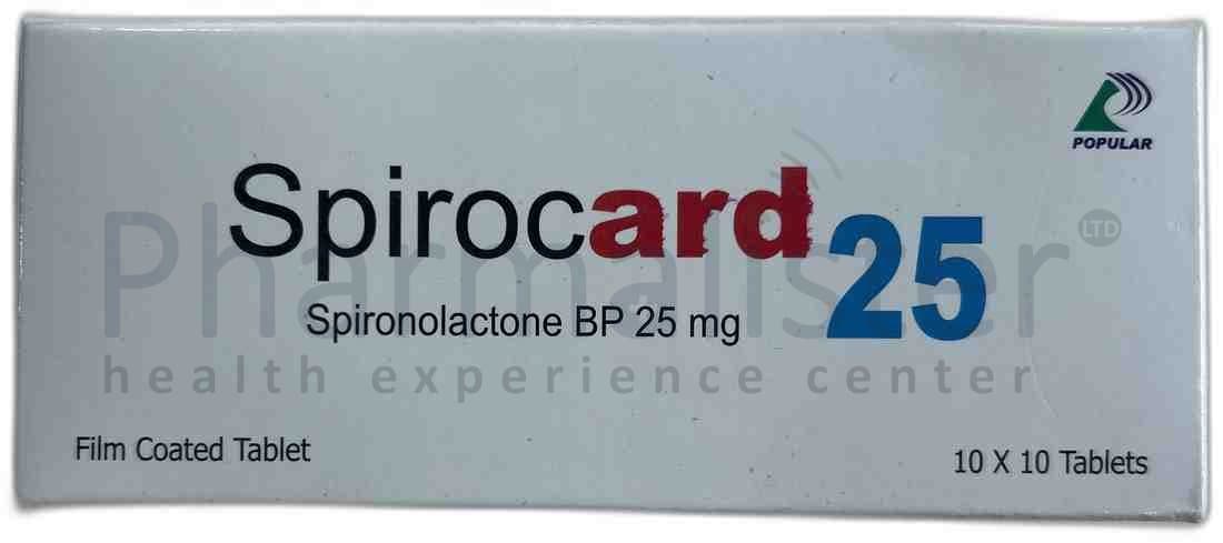 Spirocard 25 - Spironolactone B.P 25mg
