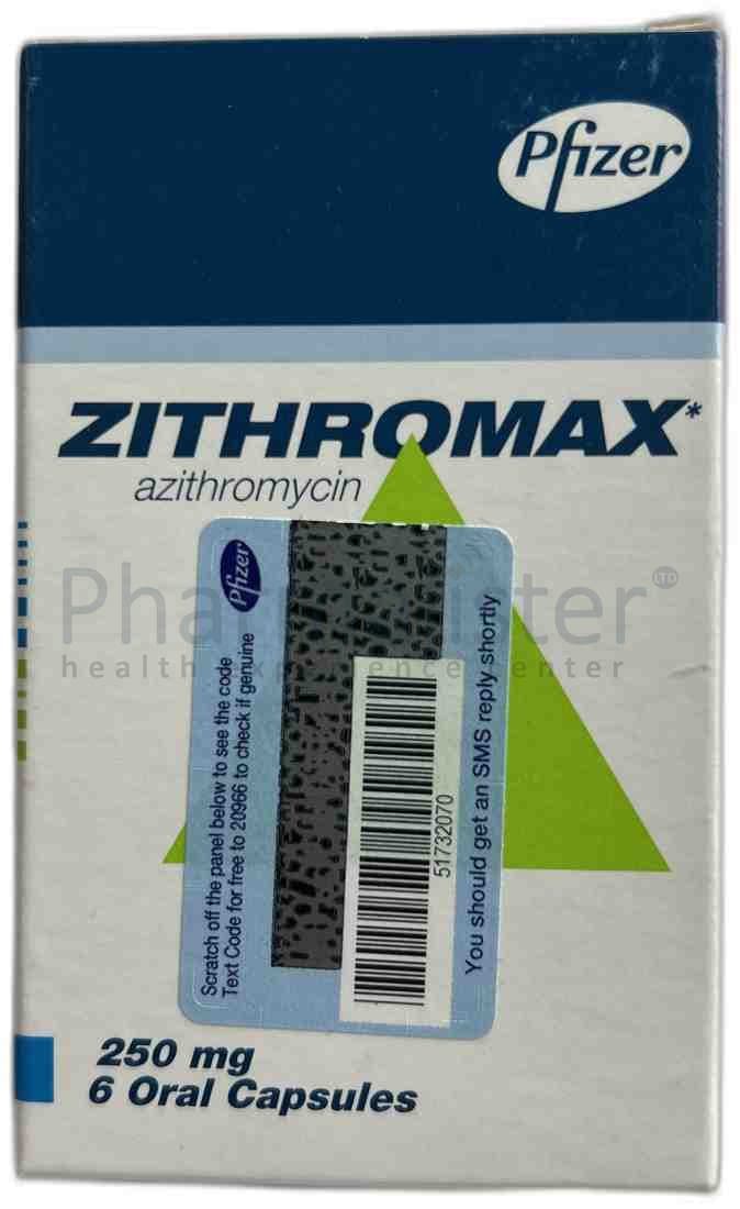 Zithromax Capsules 250 mg