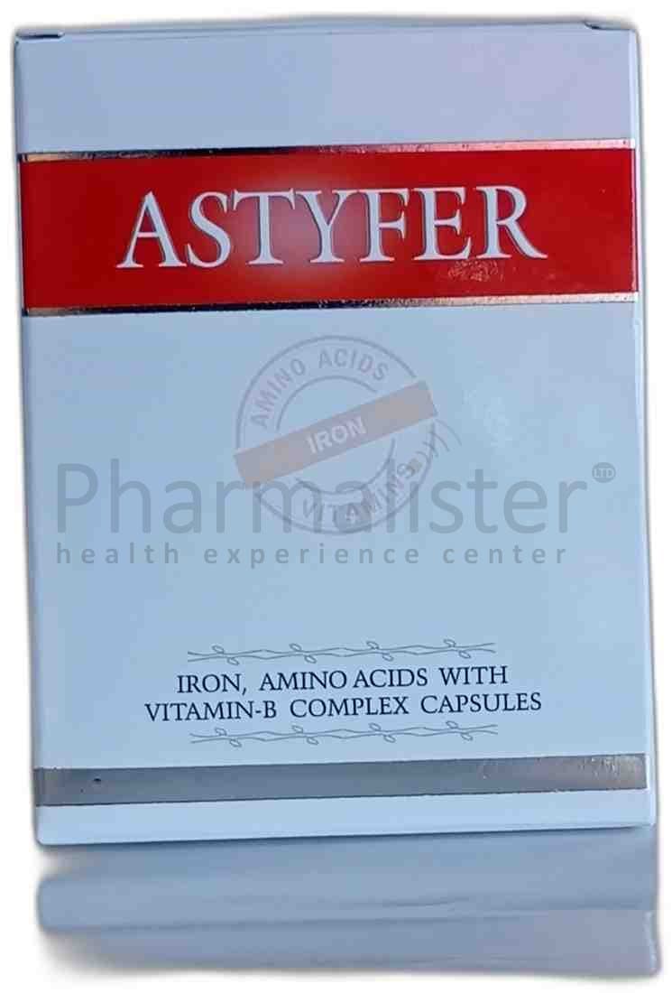 Astyfer - Iron - Amino Acids - Vitamin-B Complex - Capsule - 1 Satchet