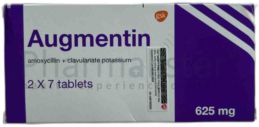 Augmentin 625mg (Augmentin + Clauvulanic Acid)