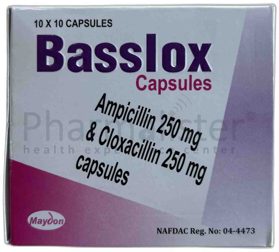 Basslox Capsule - Ampicillin 250mg + Cloxacillin 250mg