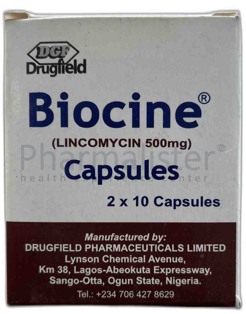 Drugfield Biocine ( Lincomycin 500 mg ) - Capsules