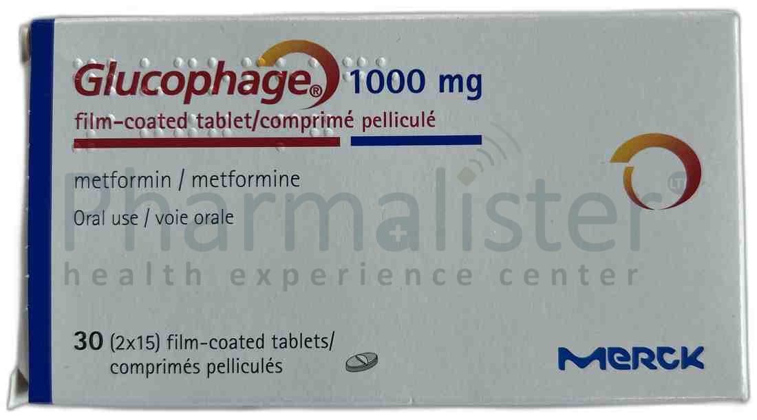 Glucophage 1000 mg Tablet