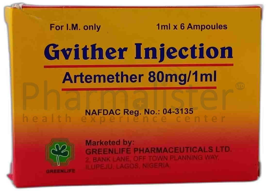 Gvither Injection - Artemether 80mg / 1ml
