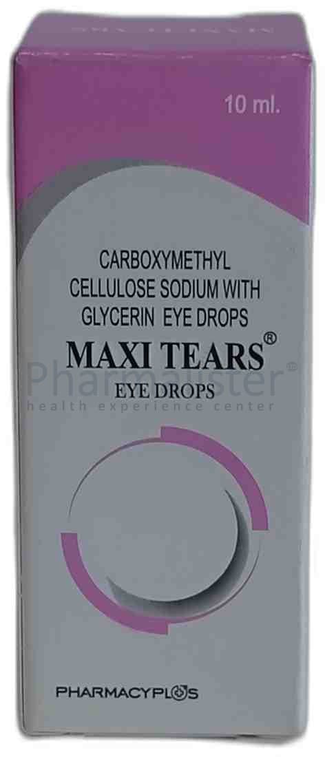 Maxi Tears Eye Drops - Carboxymethyl Cellulose Sodiume + Glycerin - 10ml