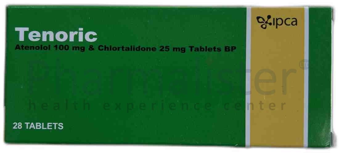 TENORIC - Atenolol 100mg & Chlortalidone 25mg Tablets
