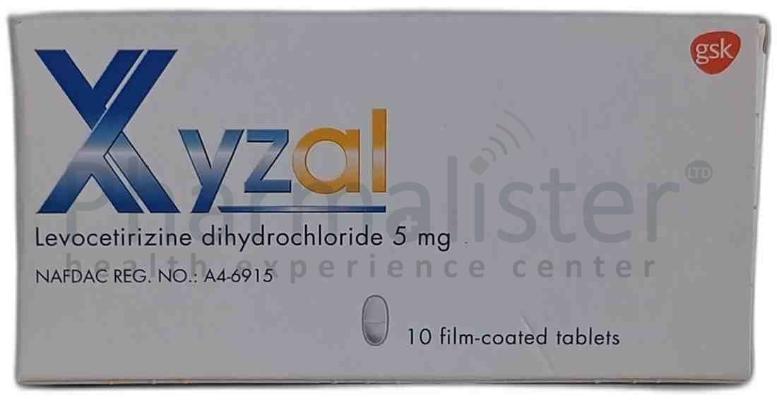 Xyzal tablets 5mg